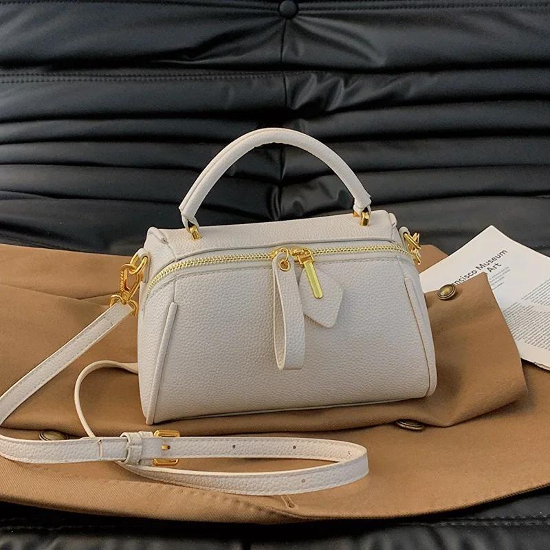 

Однотонная кожаная сумка для женщин дизайнерский бренд ретро кроссбоди сумка-мессенджер модная