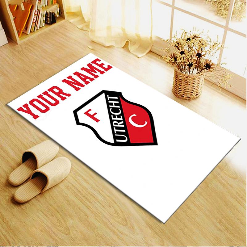 Custom Name FC Utrecht Carpet Rug for Living Room Bedroom Home Sofa Decoration,Kids play Non-slip Floor Mat