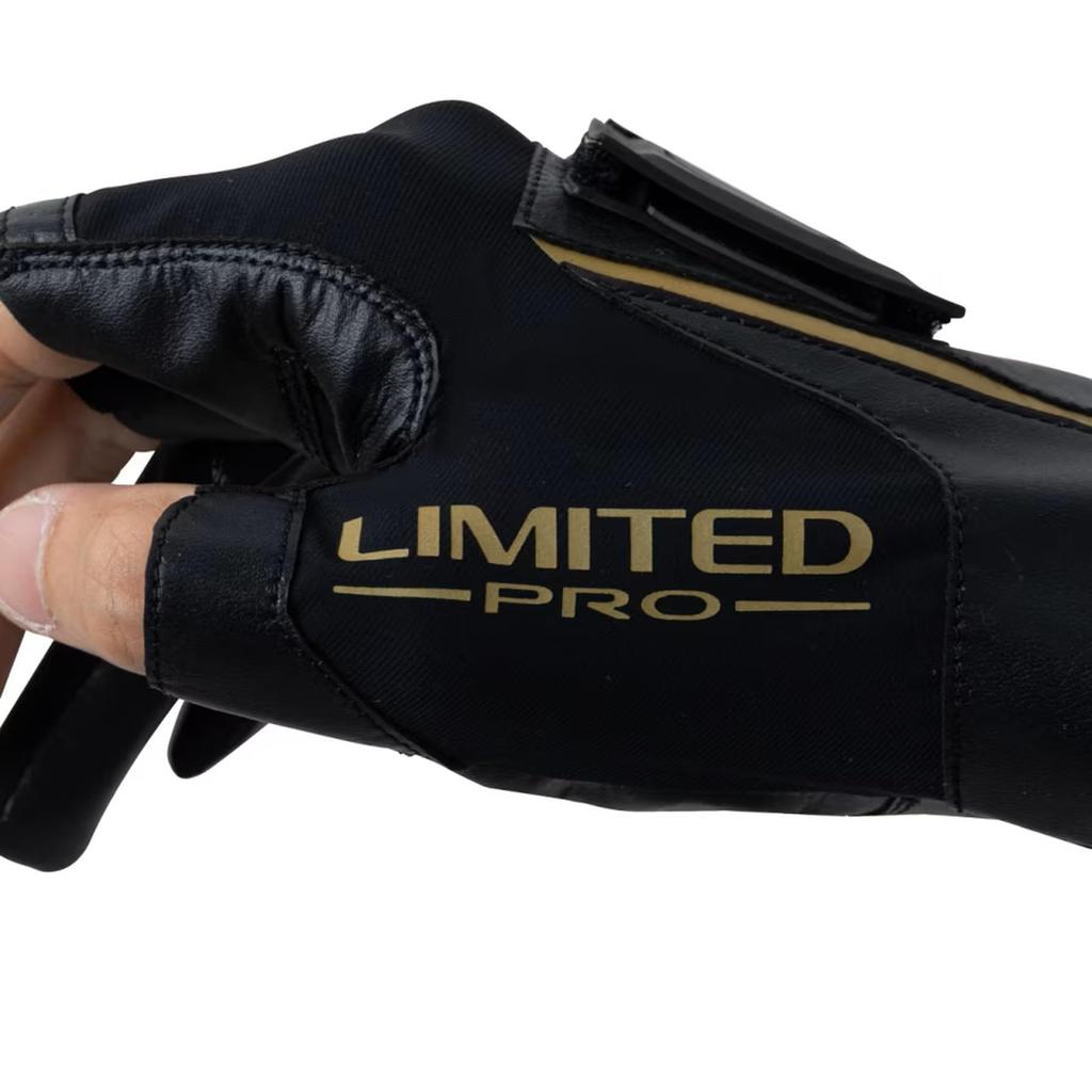 Shimano Limited Pro High Grip Magnet Gloves 3-Finger Cut GL-180Z Black L