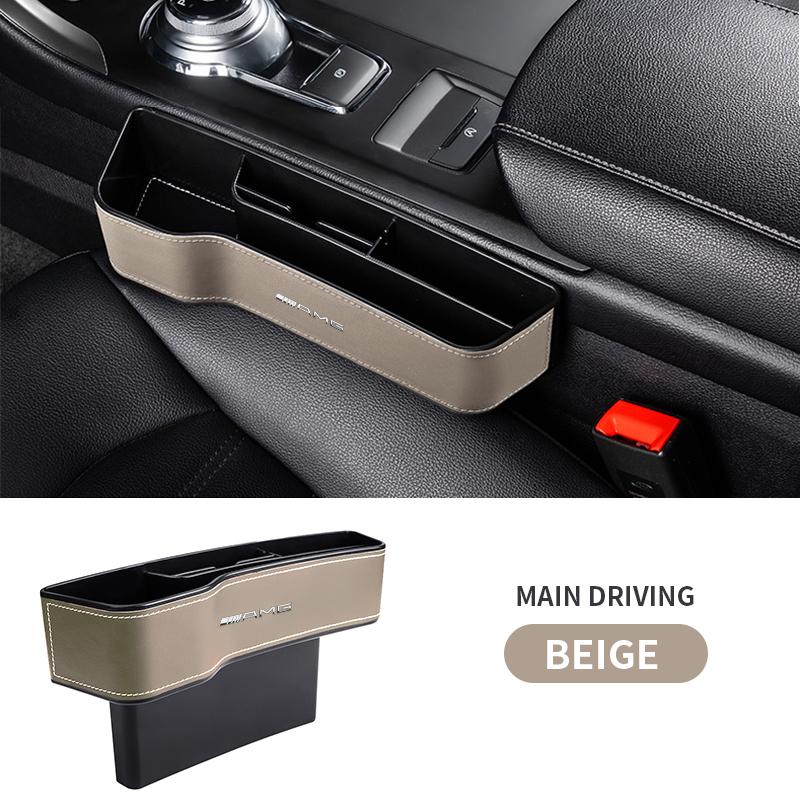 Car Seat Organizer Crevice Storage Box For Mercedes Benz C180 C200 C260 C300 W108 W124 W126 W140 W168 W169 W176 Accessories