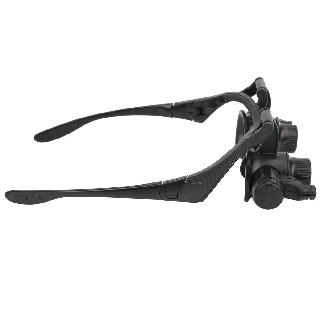 Jewelry Magnifying Glass with 2 LED Light 8 Interchangeable Lens 10X 15X 20X 25X