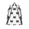Black Cat Peeking Up Backpack Hot Sale Daypack Large Capacity Kids BookBag School Bag Shoulder Bags for Men Women