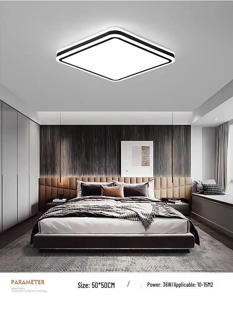 Round Ceiling Light Fixture for Bedroom, Living Room, Restaurant, or Balcony - Simple and Elegant Lighting Solution