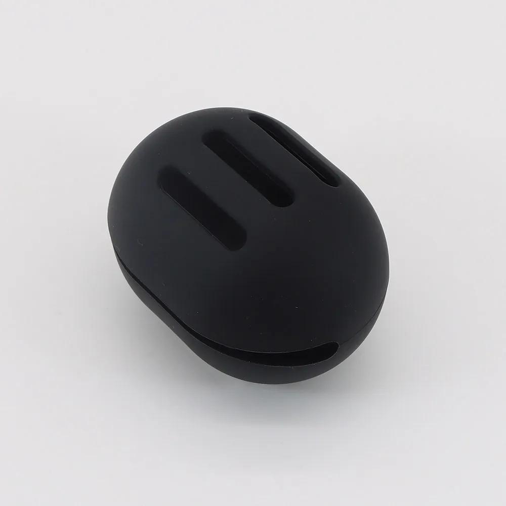 

Держатель для спонжа для макияжа Экологичный силиконовый многоотверстий косметический футляр для хранения дорожный переносной держатель для косметических пуховок коробка чёрный