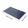 200W 12V Solar Panel Battery Trickle Charger Charger for RV Car Boat Use