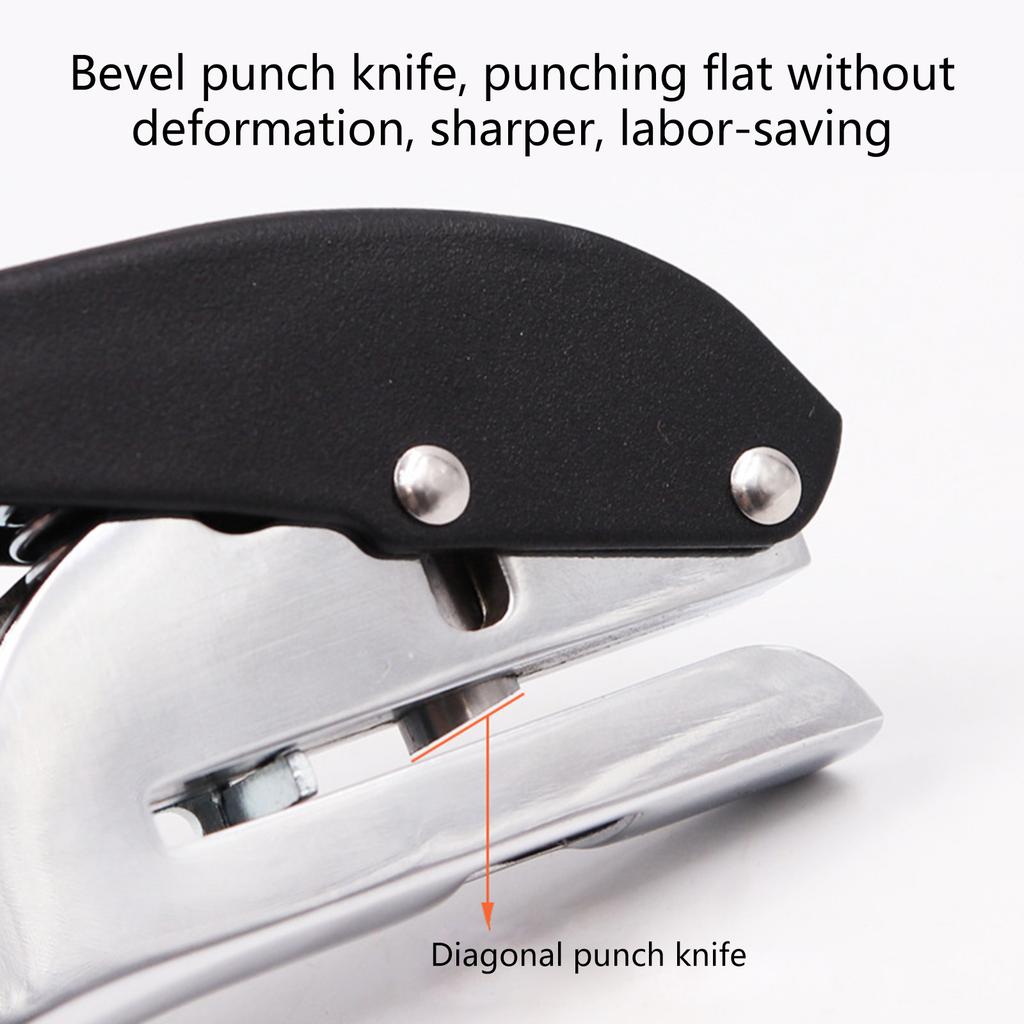 Portable Punch Pliers 10mm Hole Card Punching Tool Hand Countersink Drill Punch Tool for Cardboard Paper Crafts Labels