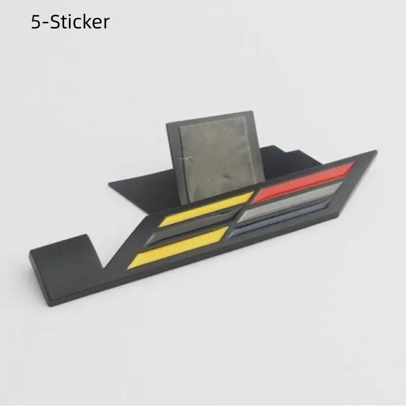 Metal Car Fender Side Sticker Grille for V Logo Deville BLS SRX XT5 STS XTS ATS CT5 CT6 CTS
