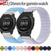 22mm 26mm Nylon Loop Band For Garmin Fenix E 8 47MM 51mm 7X 7 6X 6 Pro 5X 5 Plus Band Quickfit Smartwatch Accessories Correa