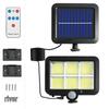 Super Bright Waterproof Solar Wall Light with Motion Sensor for Indoor & Outdoor Use