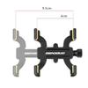 Bike Phone Holder Aluminum Bicycle Mobile Phone Stand 360 Degrees Rotating Adjustable Handlebar Bracket For Universal Bicycle