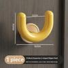 Dopamine Suction Cup Slipper Holder Multifunctional U-Shaped Moisture-Proof Rack for Bathroom Laundry Room Storage
