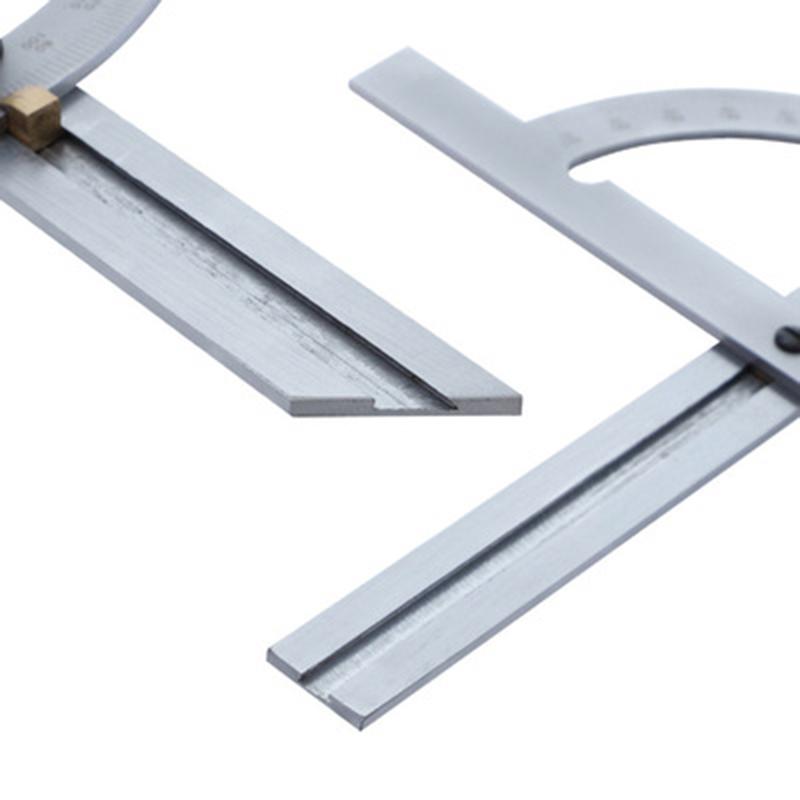 Justerbart vinkelmått i rostfritt stål 10-170 ° Vinkelmätare Verktyg Måttband i rostfritt stål Mätverktyg