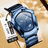 BINBOND Rhombus Alloy Men's Quartz Watch - Douyin Trendy Couples Edition