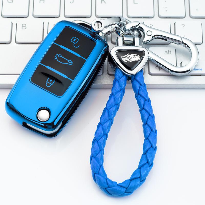 Applicable To Volkswagen Key Case Cover Buckle Case Gran Lavida New Sagitar C- Trek Bora Lavida JettapoloTiguan