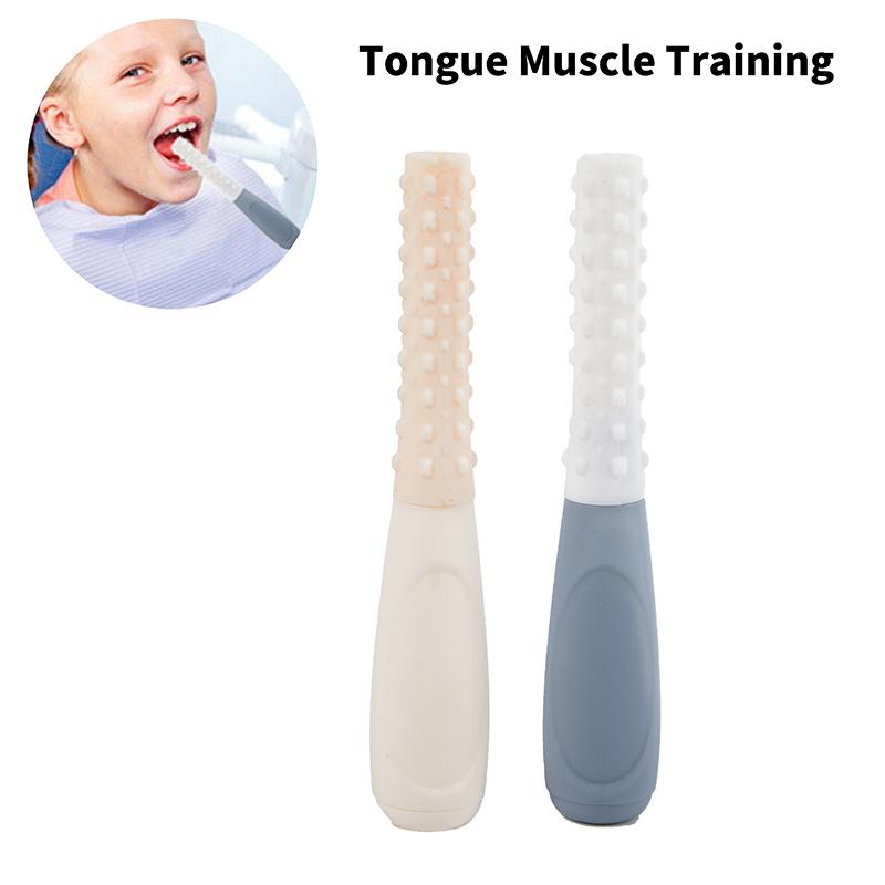 Mordedor para Masticar para Niños y Adultos Cepillo Entrenador Palillo Para Terapia Oral Fuerza de Mordida Mandibular Rehabilitación del Habla Autismo Sensorial