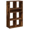 VidaXL Bookcase Smoked Oak 66x31x112 Cm Engineered Wood, Storage Cabinet, Storage Shelf, Unit of 860305