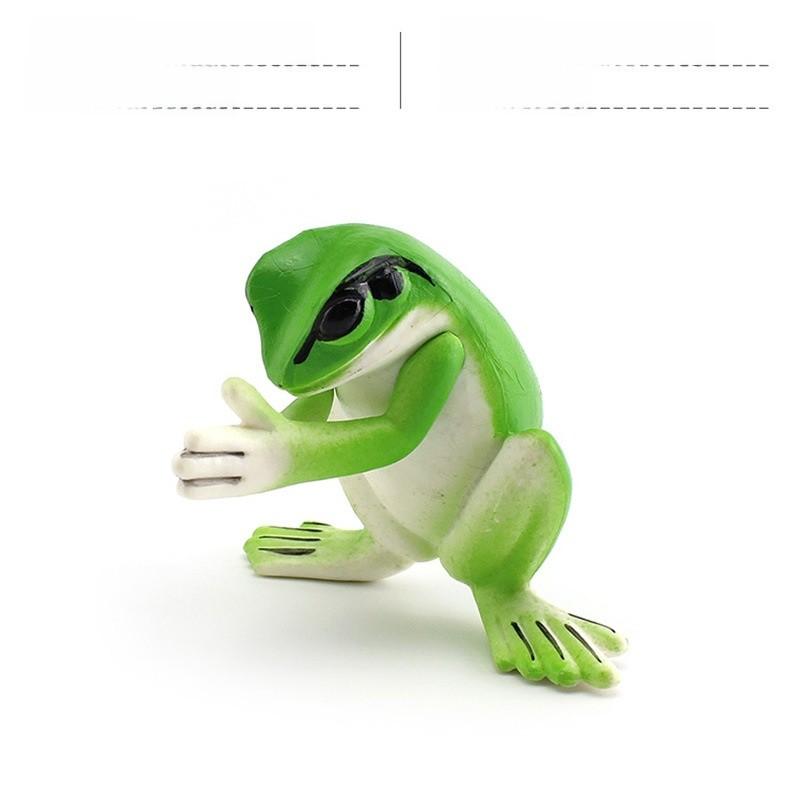 Wildlife Pvc Animal Models With Realistic Frog Collection For Children Educational Decor