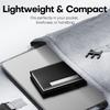 Padike Business Card Upgraded Microfiber Leather Business Card Case Pocket Card Holder Men and Metal Slim Business Card Holder RFID Blocking Business