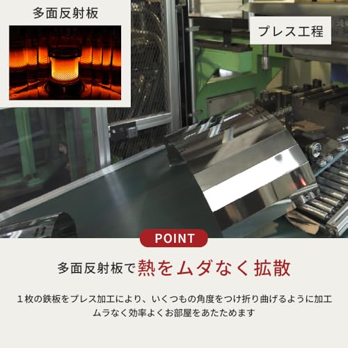 TOYOTOMI Battery-free Oil Stove RS-G2424(W) White Manual Ignition Made Japan Disaster Preparedness Power Outage Measures Multi-faceted Reflector Rooms