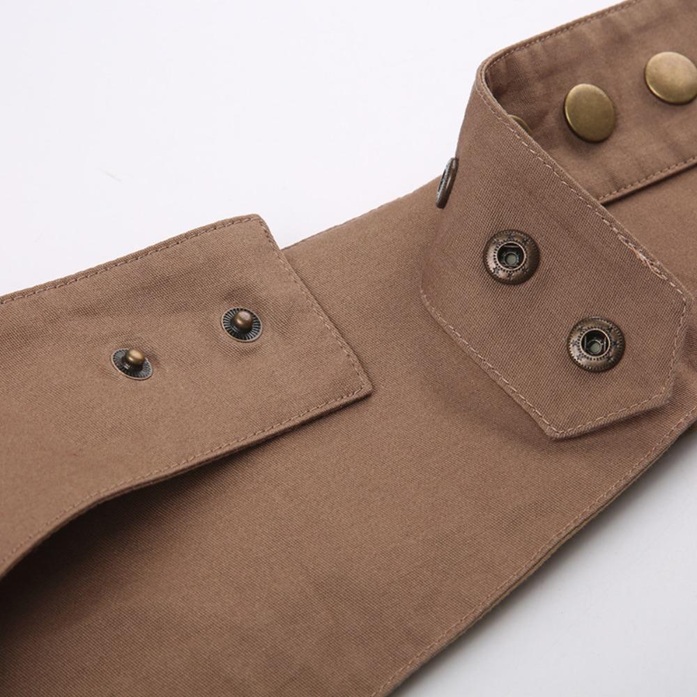 Cotton Hip-hop Belt Zinc Zinc Alloy Belts Pockets Waist Bag Grunge Bum Belt  Streetwear