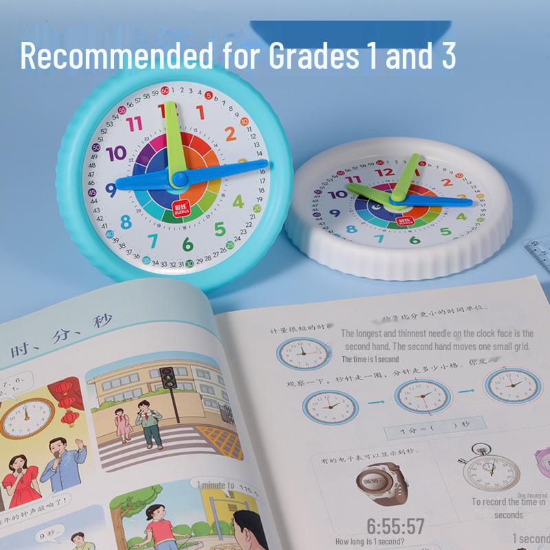 Three-Pin Clock Learning Device for Grades 1-6 Students