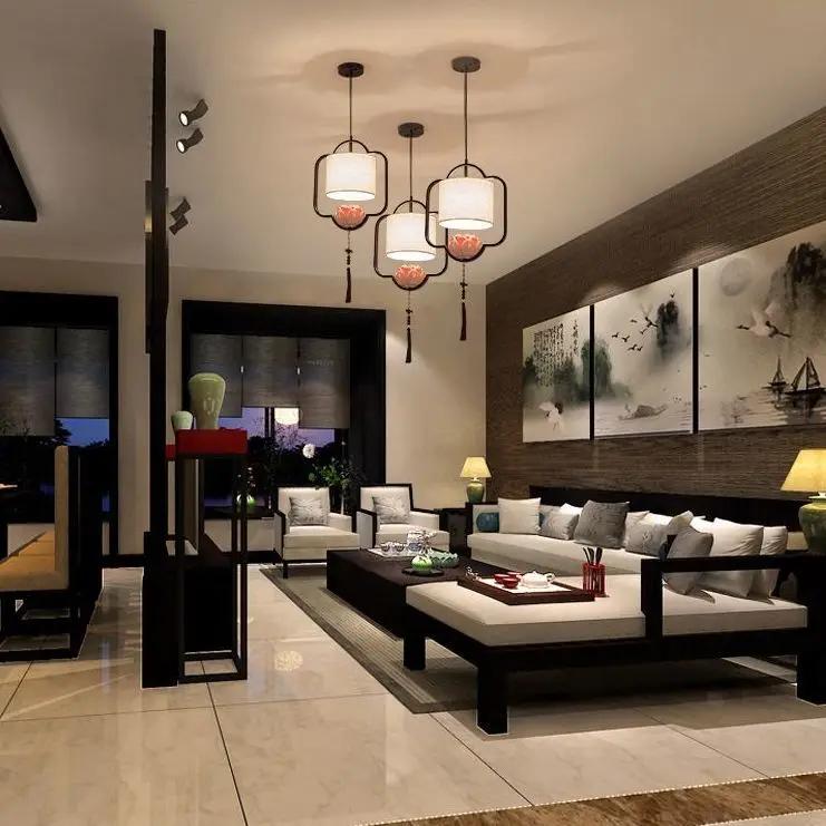 New Chinese Style Corridor Entrance Tea Room Restaurant Light Chinese Style Classical Corridor Bar Counter Bedside Pendant Light