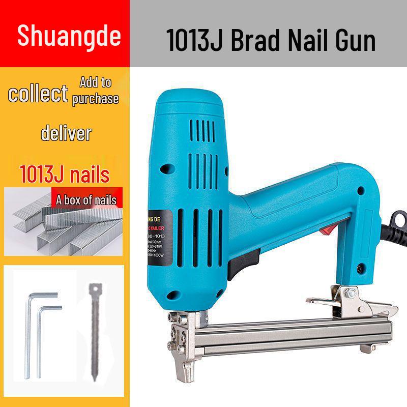 Electric F30 Dual-Use Pneumatic Straight Brad Nail Gun for Woodworking