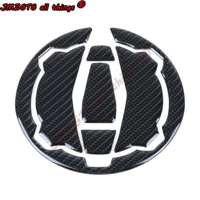 Per KAWASA Z900 Z650 Ninja650 Ninja400 Z400 Copertura Serbatoio Carburante Aspetto Carbonio 3D Copertura Tappo Carburante Moto Decalcomania