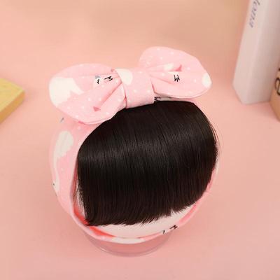 Elastisches Baumwoll-Babyhaarband mit Schleife - Niedliches Prinzessinnen-Accessoire