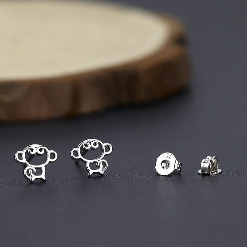 Little Monkey Earrings Ear Sticks Student Simple Ear Accessories