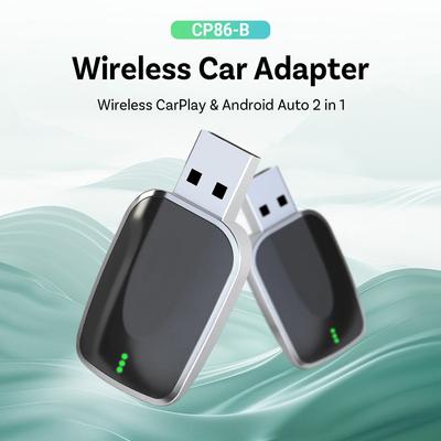 Adaptador CarPlay Sem Fio Dongle USB Converte Com Fio para Sem Fio para Android Auto Canal Duplo Conexão Rápida