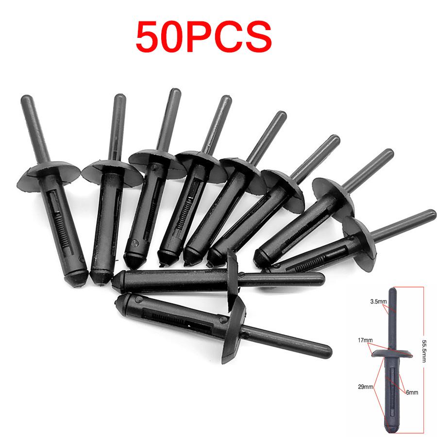 Nylon Plastic Fascia Bumper Rivets Car Body Repair Fastener Push Retainer Clips