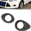 Bumper Fog Light Hole Trim Compatible with 2012 2013 2014 F0rd Focus S SE SEL Titanium Trend Sport Fog Light Cover Rings Matte Black