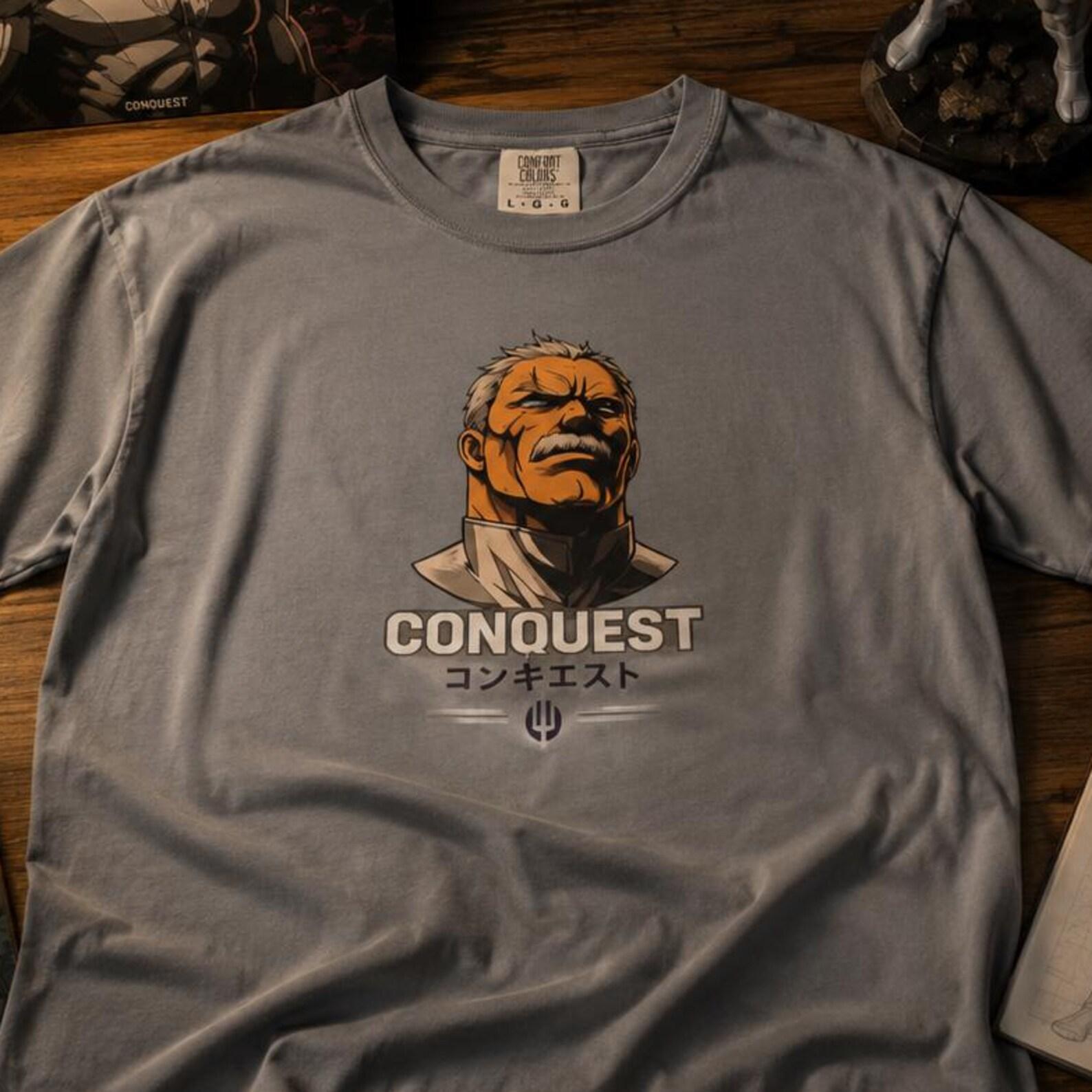 Comfort Colors® Conquest Villain Graphic Invincible Retro Comic Character Shirt XL
