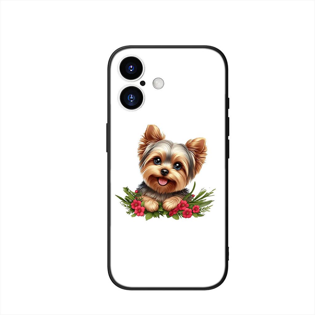 Yorkshire Terrier Yorkie Dog Pet Phone Case for Samsung Galaxy S25 S23 S22 S24 FE Ultra Plus A56 A05 A06 A15 A16 A57 S7 Edge