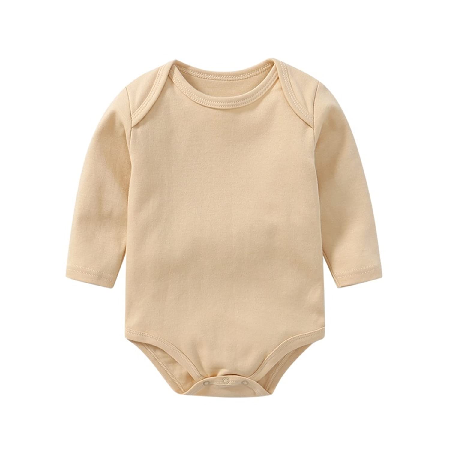 

Jumpsuit Romper Baby Boy Boy Clothing Long Sleeve Newborn Spring Casual Round Neck Colorful Years Old Cotton 9313 Apricot [Misia Luxury] Children s абрикосовый