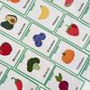 Spanish and Vegetable Cards, Vocabulary Learning Cards for Language Practice