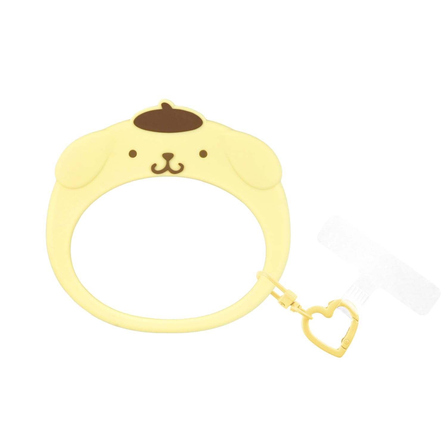 Gourmandise Sanrio Characters Plus Silicone Bracelet Pompompurin Multi-Ring - SANG-541PN