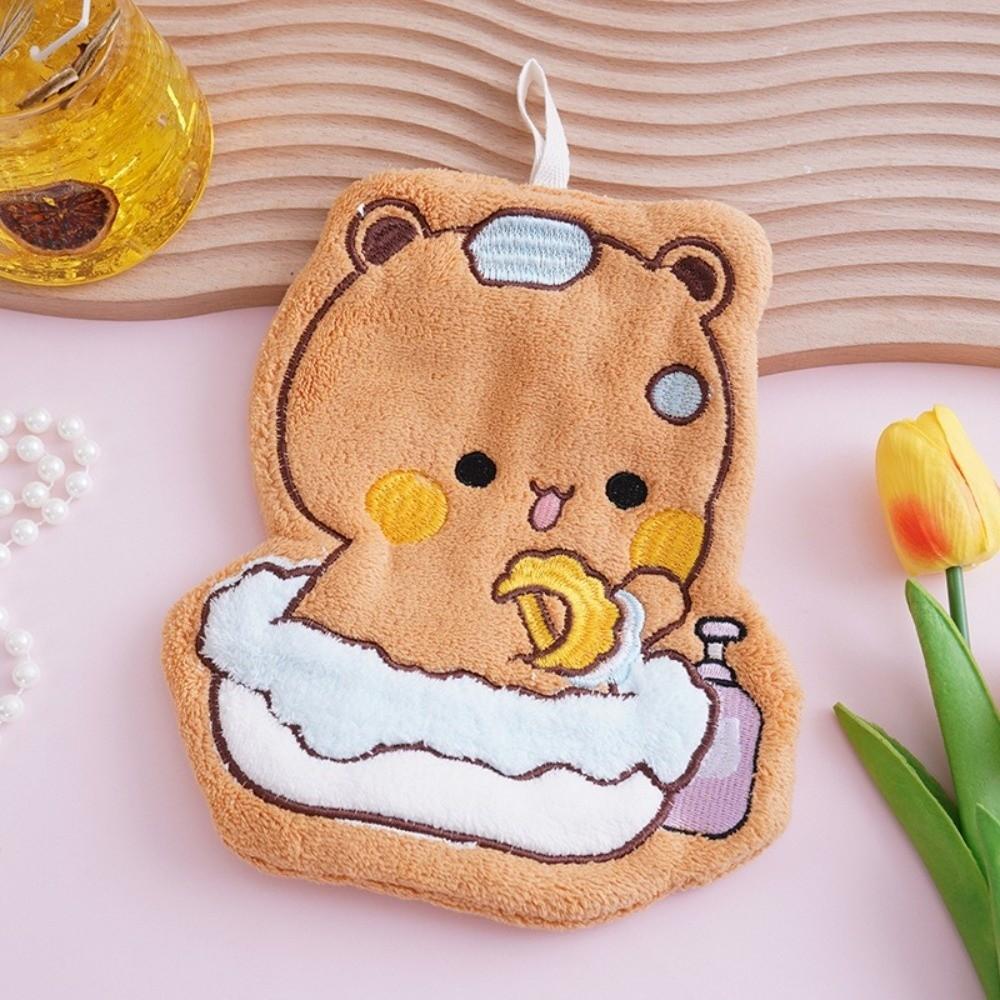 Bubu Dudu Wipe Cloth Double Layer Bathroom Hand Cloth New Kitchen Cleaning Rag