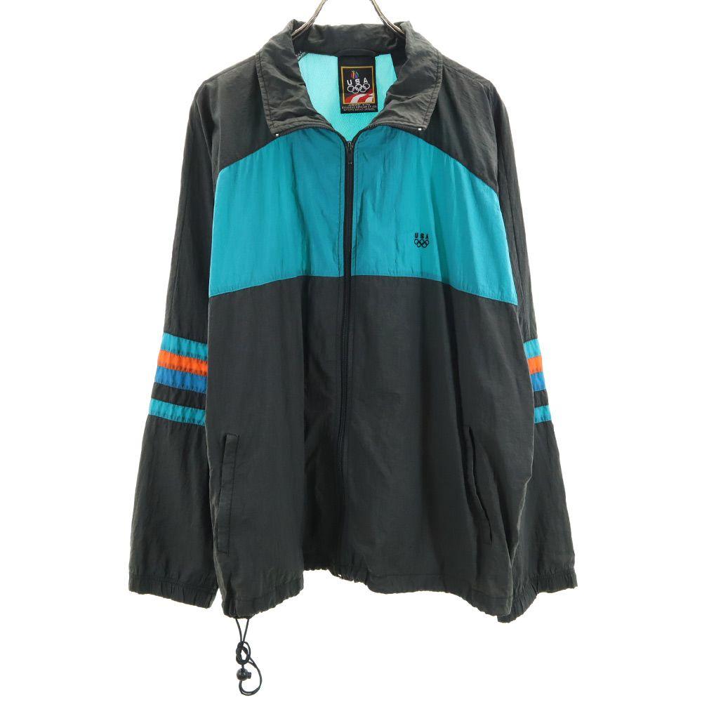 

Куртка нейлоновая 90-х годов Олимпиада США XL серия Black мужская б/у