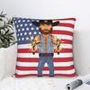 Chuck Norris Pillowcases Retro Trendy Pillow Case For Sofa Car Home Decor Soft Pillow Cover