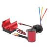 RC Waterproof Brushless 60A ESC S3650 2300KV Brushless Motor Kit with Motor Cooling Fan for 1 8 1 10 RC Car