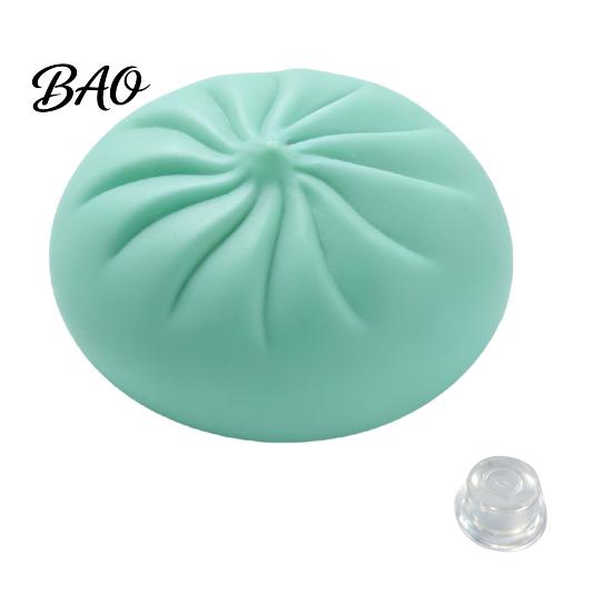 Anxiety Relief Squeeze Toys DIY Dumpling Toy Skin, Fillable Empty Ball Skin with Bun Shape Stress Stopper, Simulated Making Supplies Elastic
