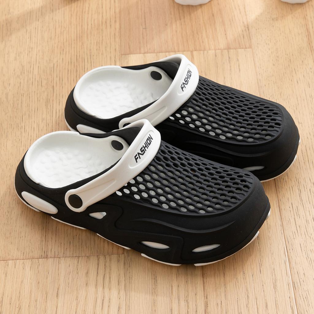 Sommar Casual Herrpar Strand Halkskyddande och Pot-liknande Flip-Flops för Sommarbruk