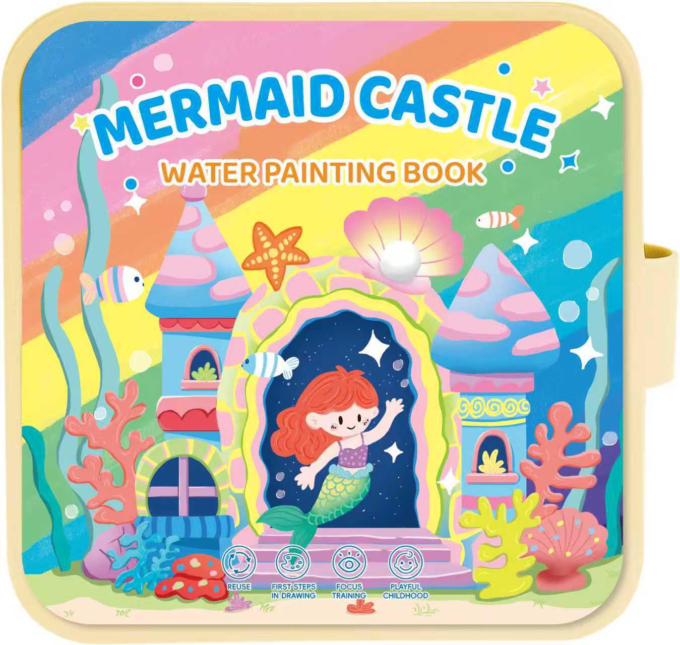 Cross-Border Children s Early Learning Magic Water Drawing Board & Educational Puzzle Book