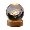 Astronomy-inspired LED Ball Night Light For Romantic Night Base Lamp Wood Night Lights Warm
