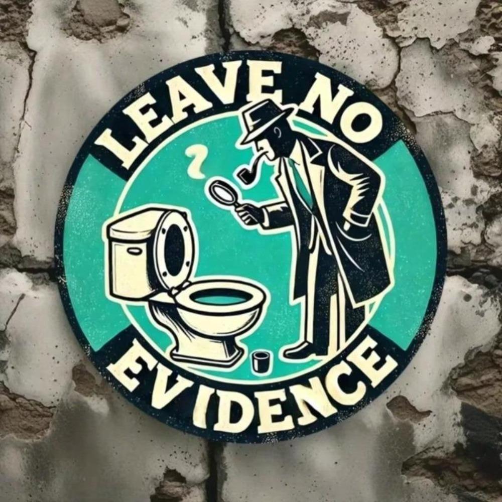 Vintage Humorous Bathroom Metal Sign Iron Wall Art For Home Bar Cafe