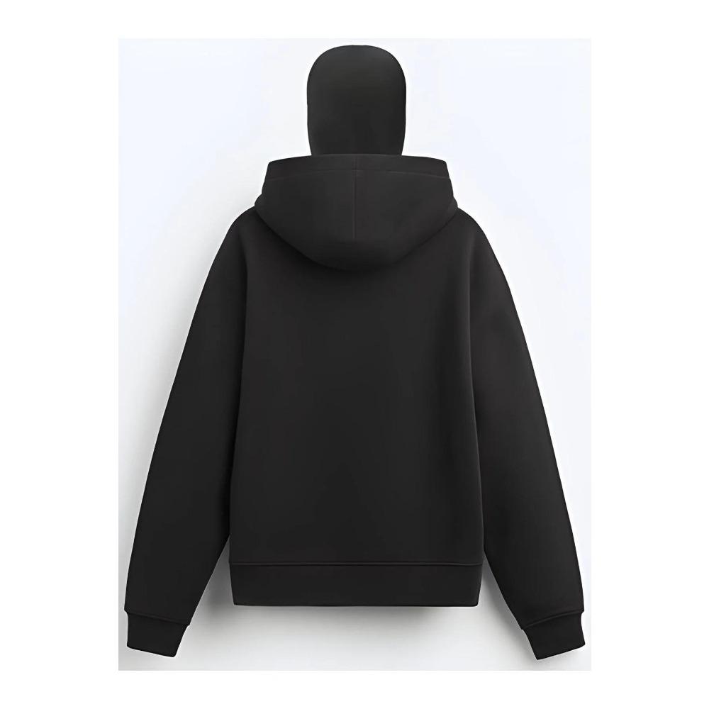 Oversized Street Style Hooded Sweatshirt, Face Mask, Ninja 404, High-end Hoodie Zipper Not Found
