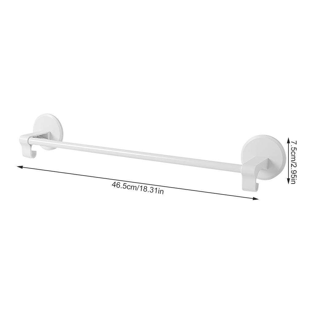 Bathroom Storage Rack Wall Mounted Towel Hanging Rack Plastic Toilet Holder Decoration