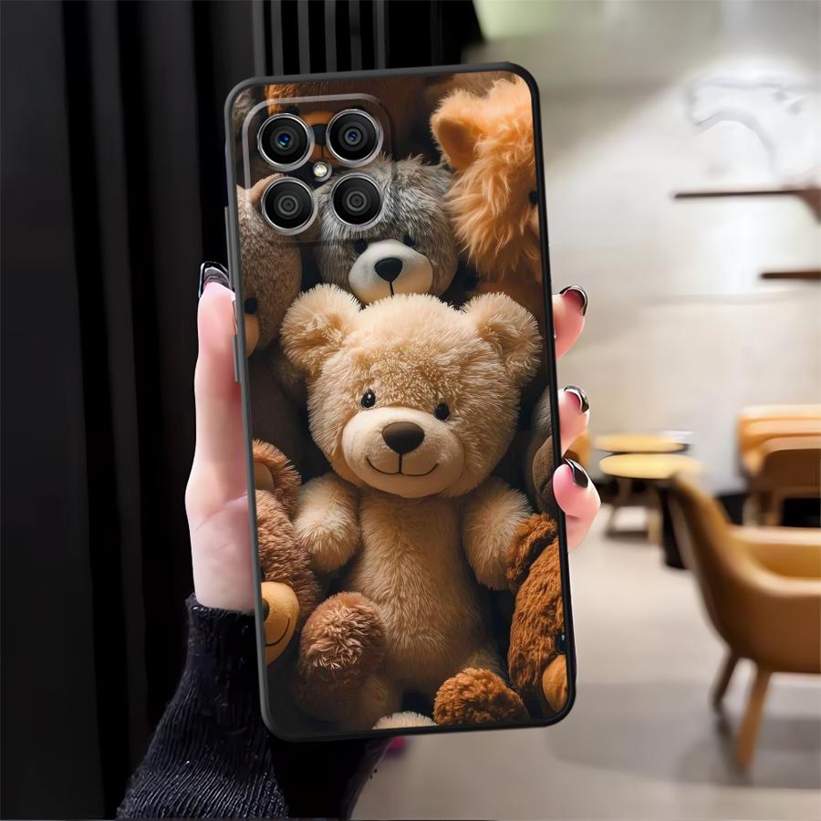 Funda Phone Cover Case for Honor Magic5Lite X9a X7 70 X6 200 400 Lite X5b 90 X8 8X Simple Bear